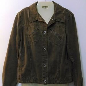 ⭐Caribbean Joe Women 100% cotton jacket brown